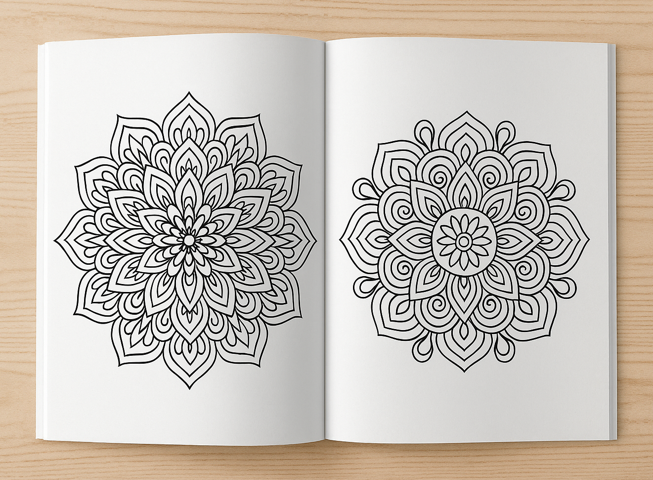 🪷 30 Mandalas Relajación – Libro para Colorear